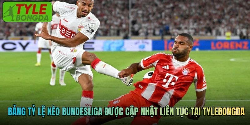 Bảng tỷ lệ kèo Bundesliga được cập nhật liên tục tại Tylebongda