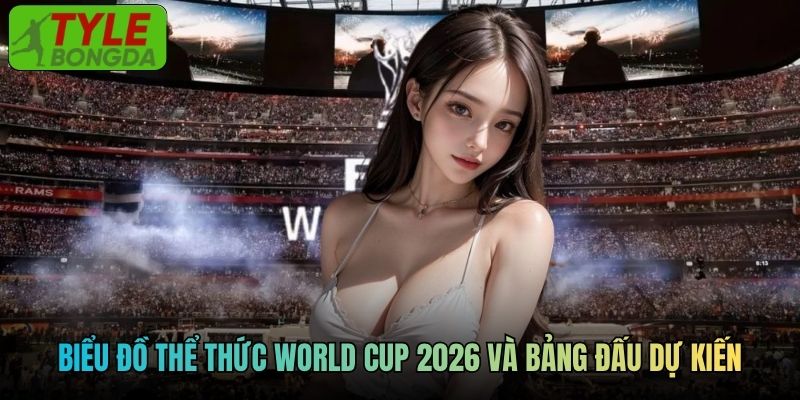 Biểu đồ thể thức World Cup 2026 và bảng đấu dự kiến