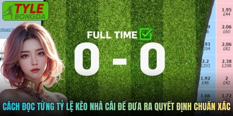 Cách đọc từng tỷ lệ kèo nhà cái để đưa ra quyết định chuẩn xác
