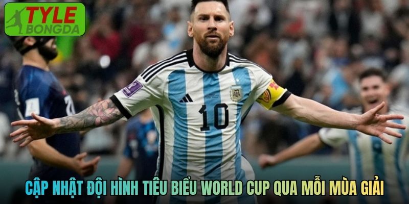 Cập nhật đội hình tiêu biểu World Cup qua mỗi mùa giải