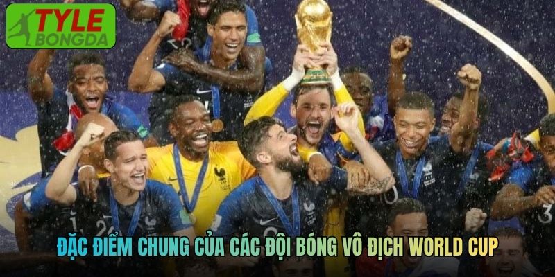 Đặc điểm chung của các đội bóng vô địch World Cup