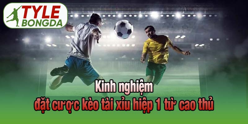 Kinh nghiệm đặt cược kèo tài xỉu hiệp 1 từ cao thủ