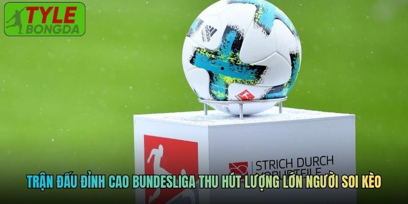 Những trận đấu đỉnh cao Bundesliga thu hút lượng lớn người soi kèo mỗi tuần