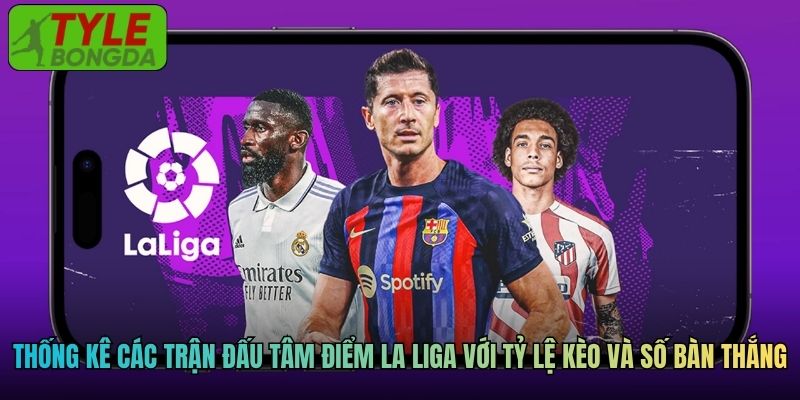 Thống kê các trận đấu tâm điểm La Liga với tỷ lệ kèo và số bàn thắng