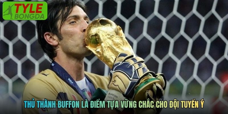 Thủ thành Buffon là điểm tựa vững chắc cho đội tuyển Ý